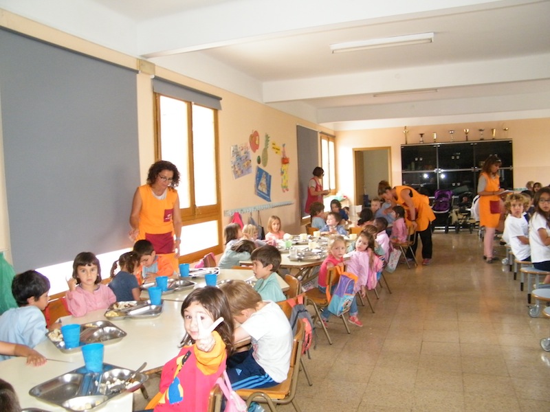Menjador escolar, alimentació sana i equilibrada